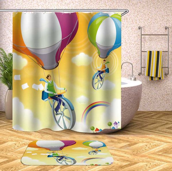 

waterproof 3d shower curtain landscape flamingo design bathroom curtain bathroom home decoration bathroom products