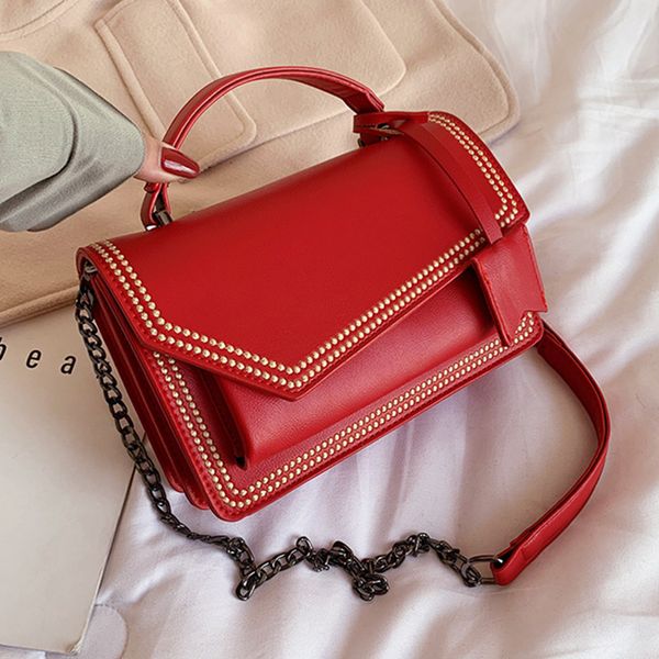 

fashion handbag women crossbody shoulder bags 2019 quality pu leather clutches ladies designer messenger bags female purses
