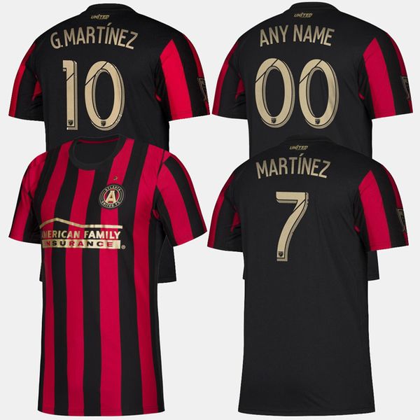 

2019 atlanta united parley soccer jerseys 2020 barco #8 martÃ­nez atlanta united mls parley blue spirit football jersey shirt for the oceans, Black;yellow