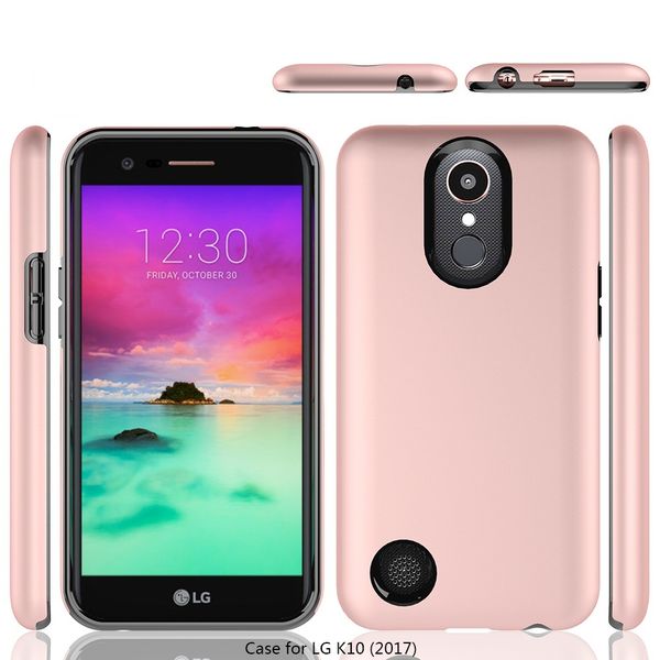 

360 полный защитный двухслойный гибридный чехол для lg k10 2017 lv5 k20 plus гармония грейс lte k3 ударопрочный жесткий задняя крышка