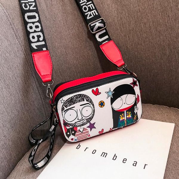 

lovely shoulder bags for women 2020 designed bolso mujer wild messenger bag funny crossbody bags small square bag bolsa feminina