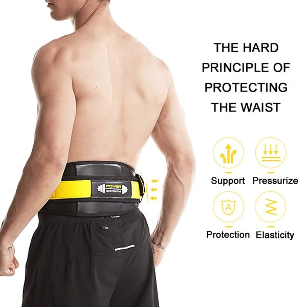 

back support men gym fitness belt summer sport weightlifting waist belt squatting barbell dumbbell training lumbar, Black;gray