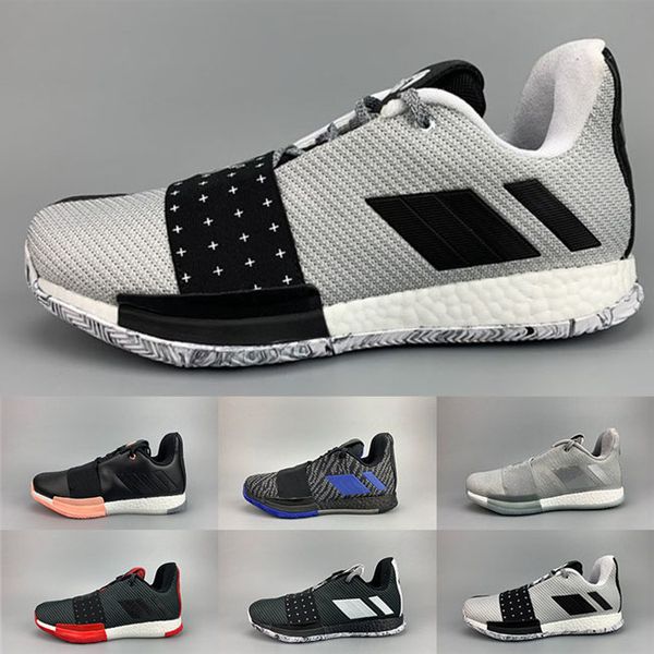 

New Arrival James Harden Vol.3 fashion luxury designer shoes Basketball Shoes HARDEN LS 3 Stripes BUCKLE Mens Training Sneakers Size 40-46