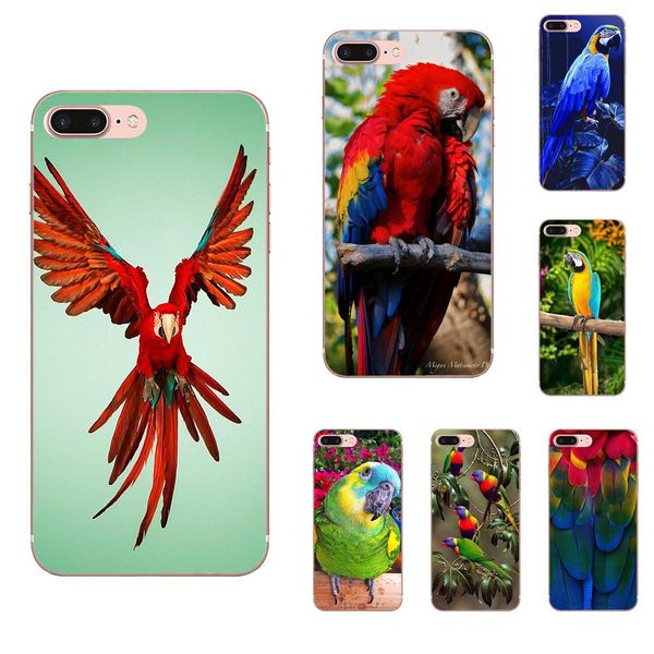 

пользовательский soft tpu art print cover case ара попугай для huawei honor mate nova примечания 20 20s 30-5i ет-7i 7с 8а 8x 9x 10 pro lite