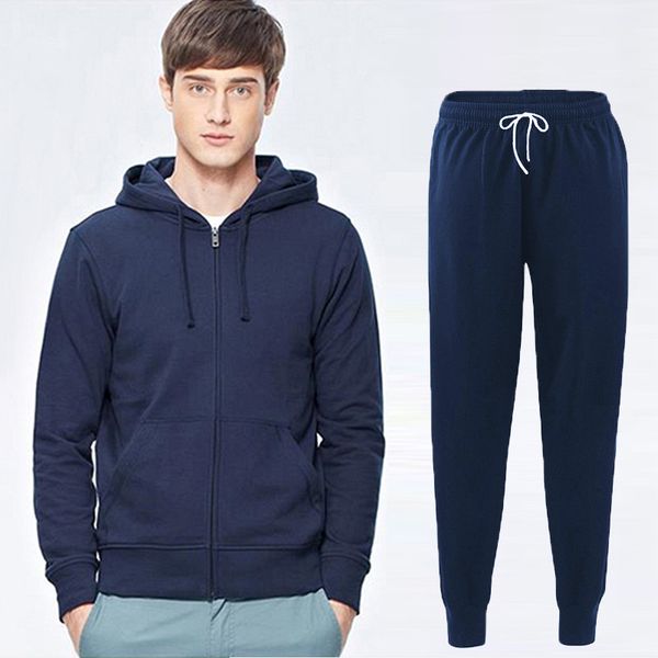 

2019 осень и зима новый свитер пальто мужской фитнес с длинными рукавами с капюшоном молния кардиган спортивный костюм, Black