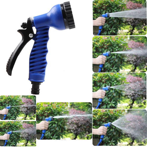 

7 in 1 patterns garden water sprayers water gun household watering hose spray gun for car washing cleaning lawn garden watering