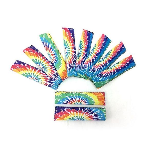 

отпечатано неопрена popsicle рукава ice держатель popsicle держатель морозильник льда блок держатель мороженое инструменты