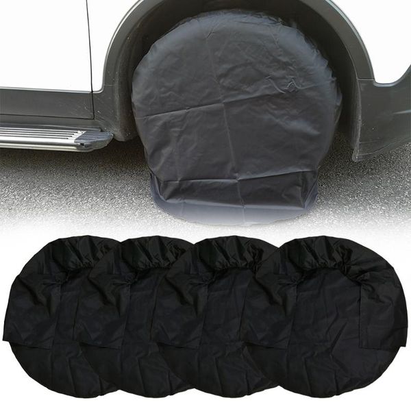 

4pcs 32inch wheel tire covers case car tires storage bag vehicle wheel protector for rv truck car camper trailer styling