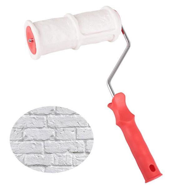 

brick pattern paint roller household wall decoration brush environmental protection tool art paint texture rolling flower roll