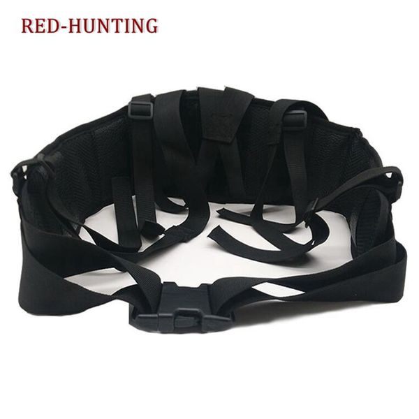 

tactical molle waist belt combat removable wide waist battle belt padded h-shaped suspender harness, Black;gray