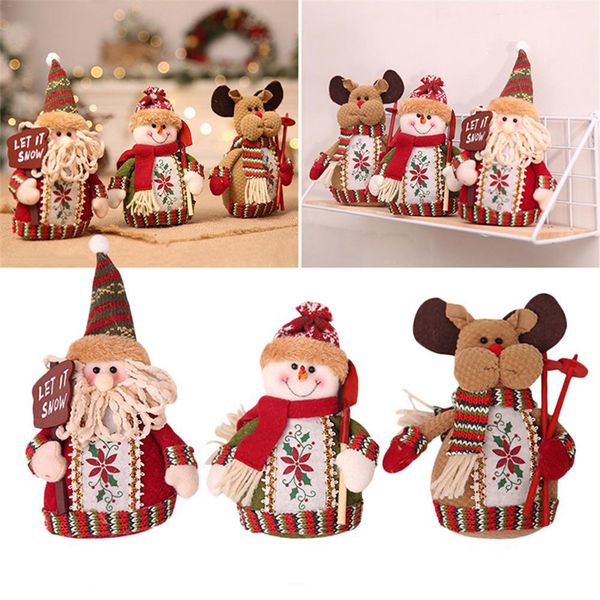 

christmas snowman decoration scene arrangement christmas decoration printing cartoon old man festive atmosphere