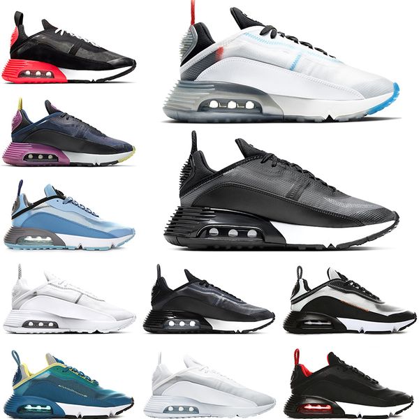 

2090 men women running shoes pure platinum sneakers triple black white mens trainer sports size 36-45 online sale