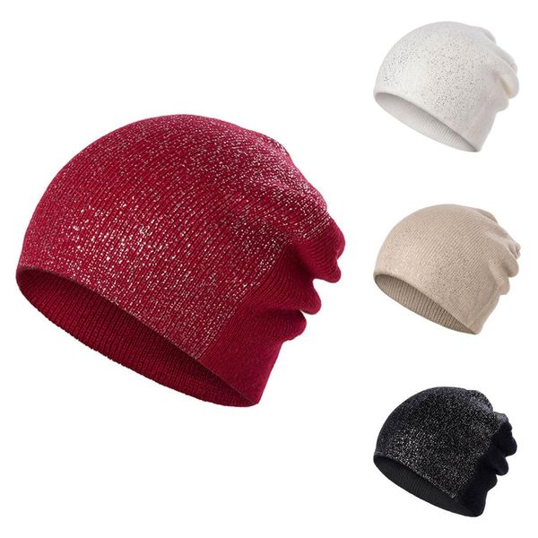 

2019 женская зима вязаная шерсть мода теплая шляпа повседневная повседневная шляпа спорт на открытом воздухе путешествия шапочка череп cap, Blue;gray