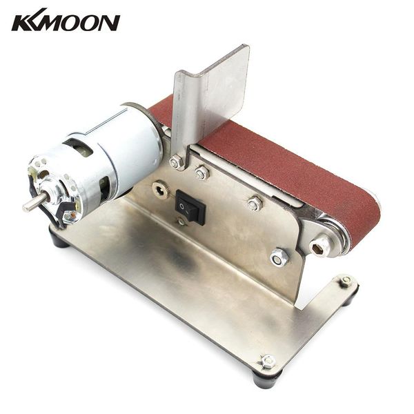 

kkmoon horizontal belt sander mini electric belt grinding sander multifunctional grinder diy polishing grinding machine