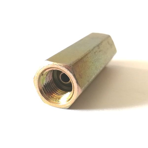 

steel brake line tube union female coupler m10x1 for inverted flare double flare