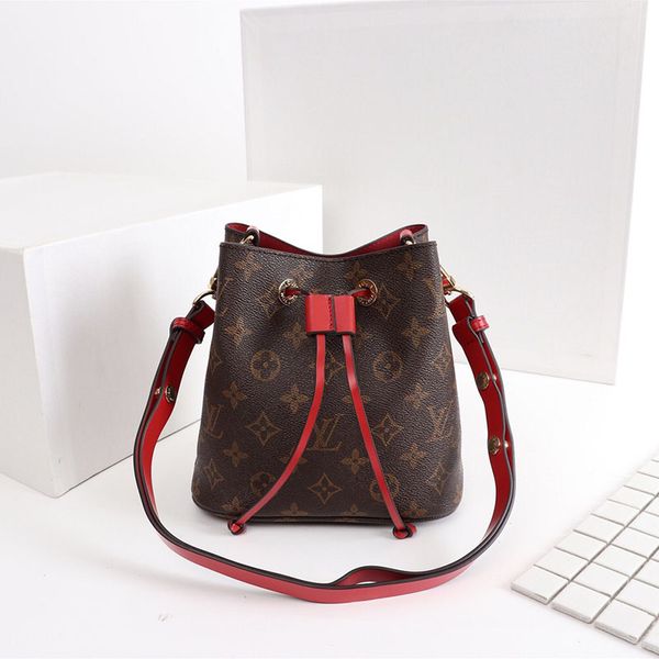 

Fa hion luxury de igner brand bucket bag neonoe 44022 houlder bag women de igner handbag flower printing cro body bag pur e