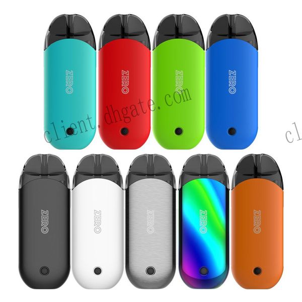 

100% Original Zero Pod Kit 12.5W Output with 650mAh Built-in Battery 2ml Vape Pod Cartridges Air-Driven System Free DHL