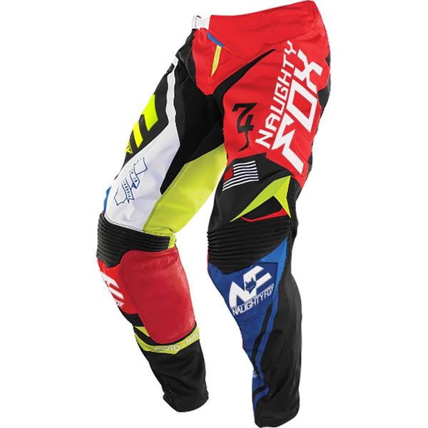 

2018 naughty mx racing 360 motocross atv dirt bike off-road pant red/black