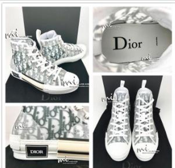 

Dior Hemme Oblique X Kaws For Kim Jones B24 B23 Transparent Trainer printing Basket Kanye West Triple Designer Sport Men and women fashion casual shoes