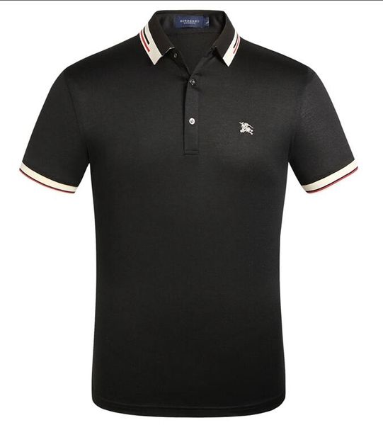 

designer polo shirts men luxury polo casual men polo t shirt snake bee letter print embroidery fashion high street mens polos, White;black