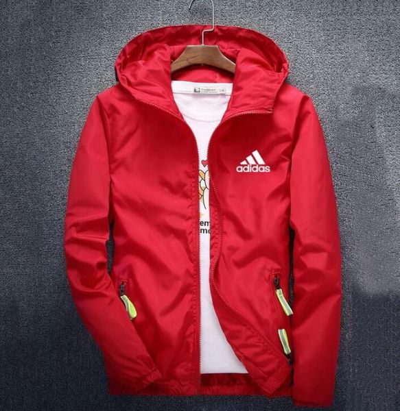

2020 autumn mens jackets coat fashion hooded jacket with letters windbreaker zipper hoodies for men sportwear clothes quality, Black;brown