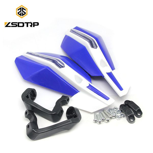 

zsdtrp 1pair motorcycle hand guard handle protector shield motorbike motocross scooter windproof handlebar handguards protection