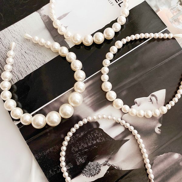 

orange pearl шпилька стиль волос девушка просто и легко с hairband люкс pearl hairband unicorn диапазон волос hairclippers2010 kdlap, Black;brown