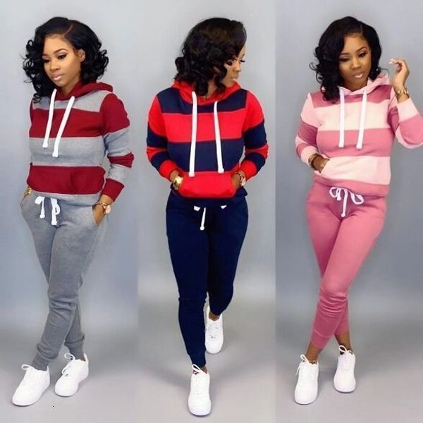 

women long sleeve sweatsuits two piece woman set outfits tracksuit jogging sportsuit hoodie legging sportswear sweat suits sport 25, White