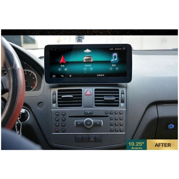 

hualingan for c-w204(2007-2010) android car multimedia navigationsystem octa core 4g internet 64g storage wifi carplay gps