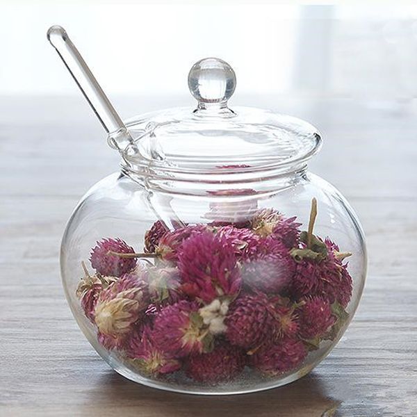 

Бытовая Прозрачный 250мл Стекло Jar Candy специи Куриное Готовим Sugar Bowl