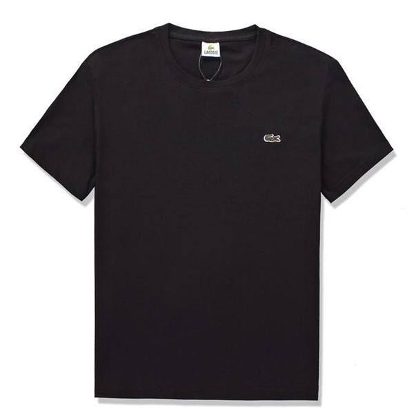 

19ss crocodiles t shirt france men solid cotton shorts tee summer polo homme t-shirts mens polos shirts jd357, White;black