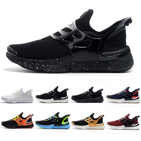 

new arrival presto 6 men running shoes ultra br qs tp black white blue red grey fashion breathable mens trainers designer shoes 40-45, White;red