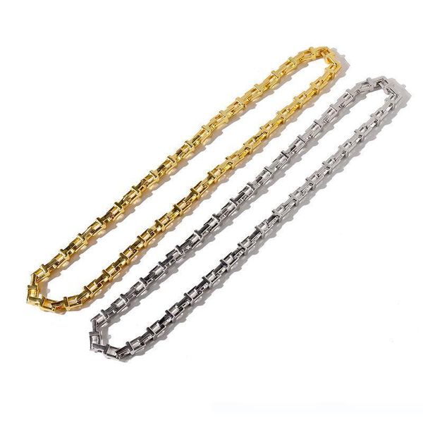 

copper gold plated chain punk style choker necklaces for women new arrival luxury fashion jewelry wholesale