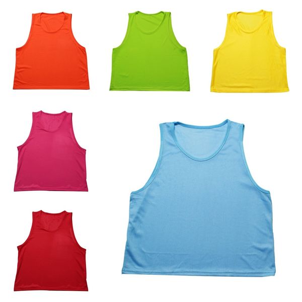 

children sleeveless shirts soccer scrimmage jerseys football group vest breathable training football vest team shirts