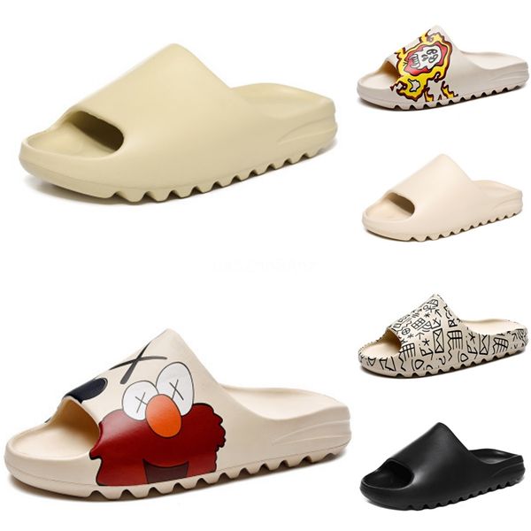 

ins new fashion women men sandals 2020 summer shoes thong flat pearl sandals comfortable string bead slippers women men casual#195, Black;grey