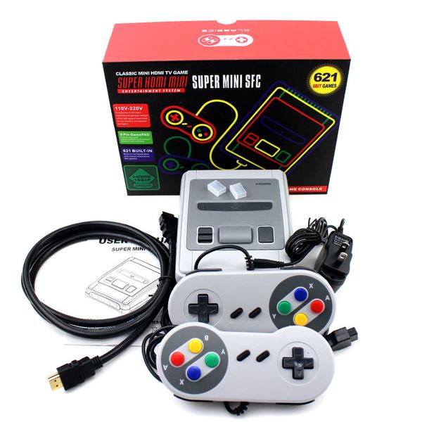 

2020 new 621 games childhood retro mini classic 4k tv av/hdmi 8 bit video game console handheld gaming player christmas gift