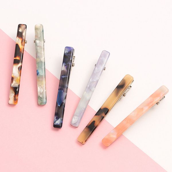 

wholesale 1pc fashion korean style hair clip pin acetate hair clip for women girls barrettes styling accessories gifts