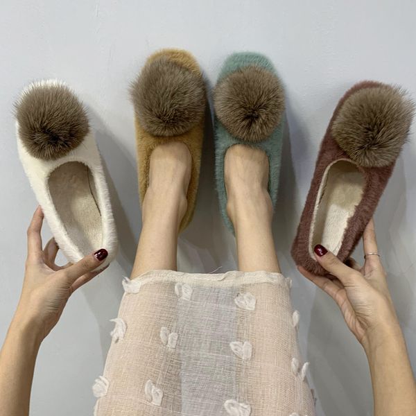 

round toe all-match 2019 women shoes women's moccasins elegant shallow mouth casual female sneakers modis autumn loafers fur, Black