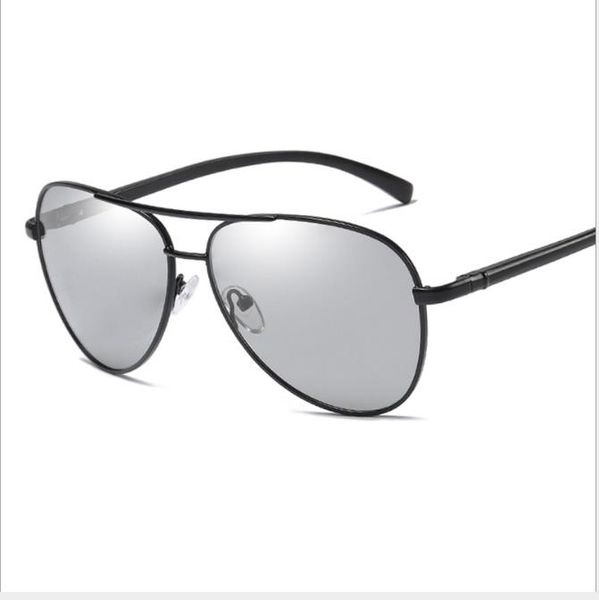 

men's driver's discolored glasses polarized sunglasses for men driving, White;black