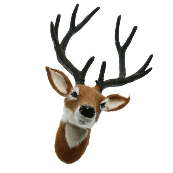 

simulation realisticdeerhead wall statues sculptures hanging decor crafts