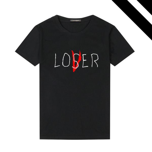 

женщины лучших женщин рубашки женщина 2019 лето футболки lover loser печать с коротким рукавом повседневной top tee o шея женской одежда, White