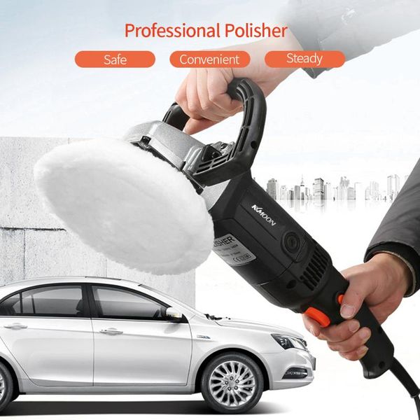 

1400w electric car waxing polisher machine m14 polisher 180mm car paint care variable speed marble tile floor polishing tool