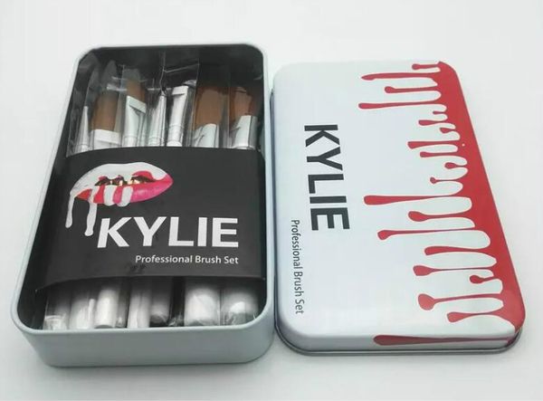 

12pcs mac/nude3 makeup brushes sets kit make up brush set las brochas de maquillaje metal box packing