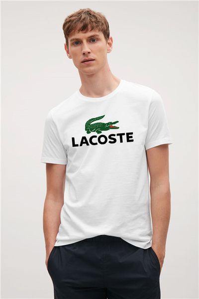 

Новая мода Крокодил дизайнер высокое качество печати футболки футболки Футболки