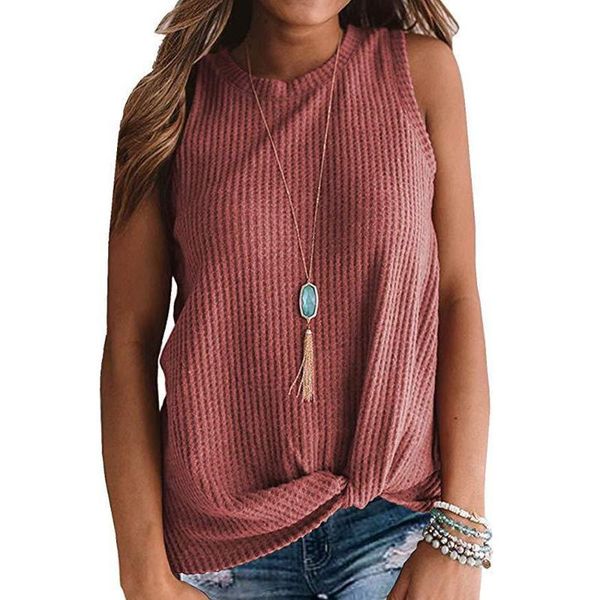 

slim fitted tee sleeveless t-shirt women 2019 summer elegant solid color crew neck tshirt casual fashion female t shirts, White