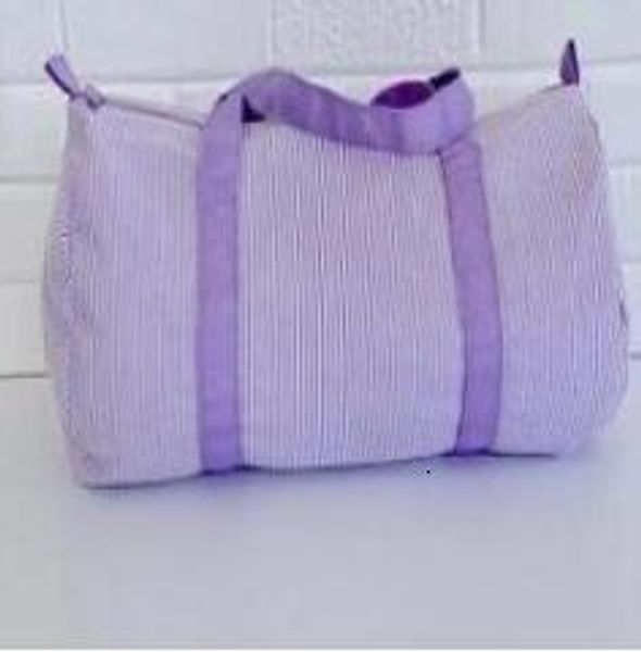 

18*9*9.5 дюйм персонализация seersucker вещевой мешок оптовые заготовки дети баррель мешок опрятный детская дорожная сумка