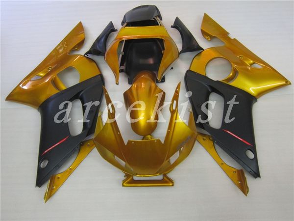 

3gifts новые обтекатели abs, пригодные для обтекателей yamaha yzf-r6 98-99-00-01-02, комплект yzf600 1998 1999 2000 2001 2002 красивый золот