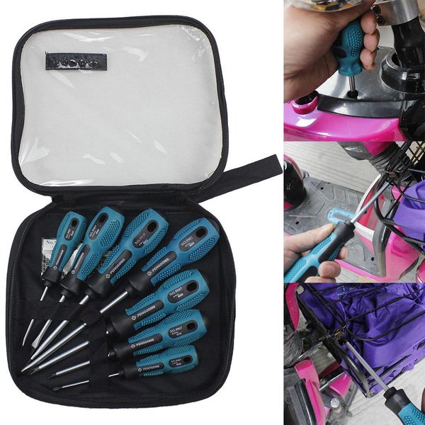 

6/7/9pcs penggong screwdriver set multi-bit tool repair magnetic slotted cross insulated screwdriver set home useful hand tool