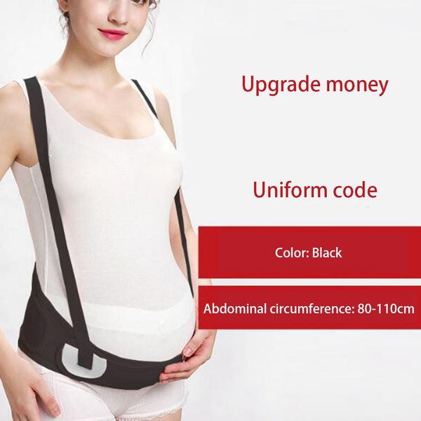 

new pregnant women belts maternity belly belt waist care abdomen support belly band back brace pregnancy protector, White