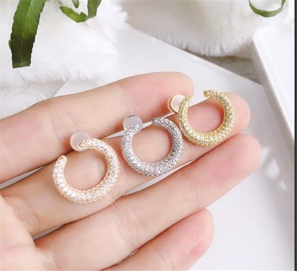 

luxury jewelry s925 sterling silver needle earrings planet meteorites de noel charm stud earrings for women fashion ing, Golden